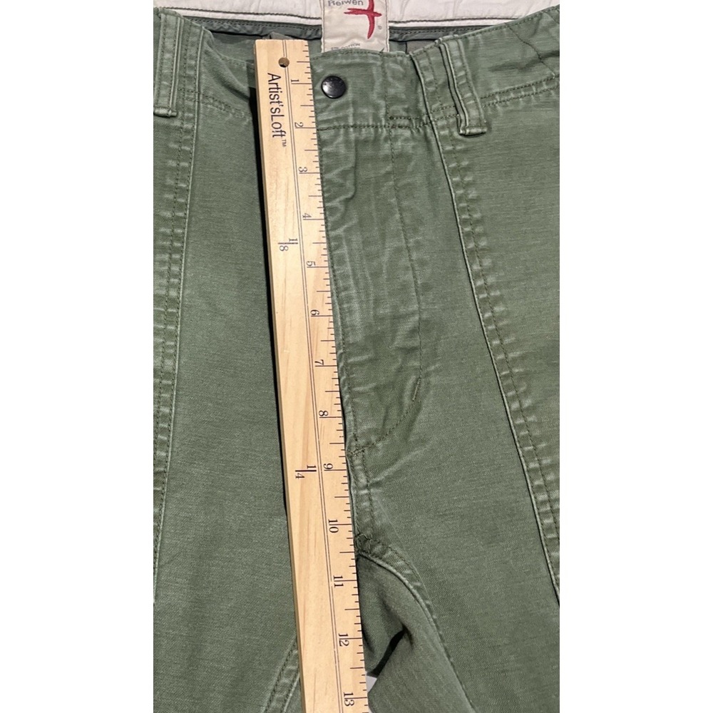 Relwen Mens Fatigue Pants Olive Green Military Utility Trousers Size 38 - Picture 9 of 10
